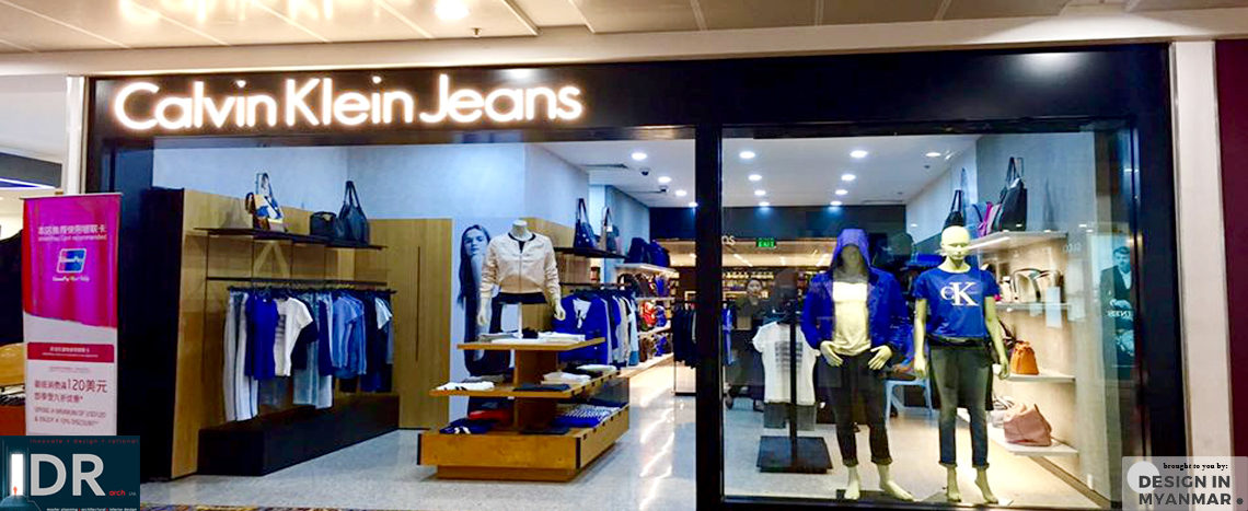 Calvin Klein Jeans Shop at Yangon International Airport