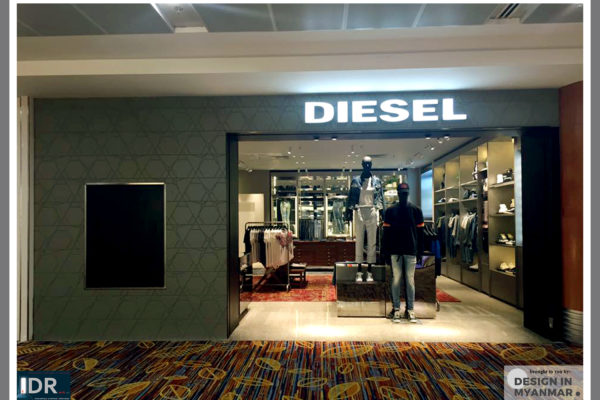Diesel Shop at Yangon International Airport