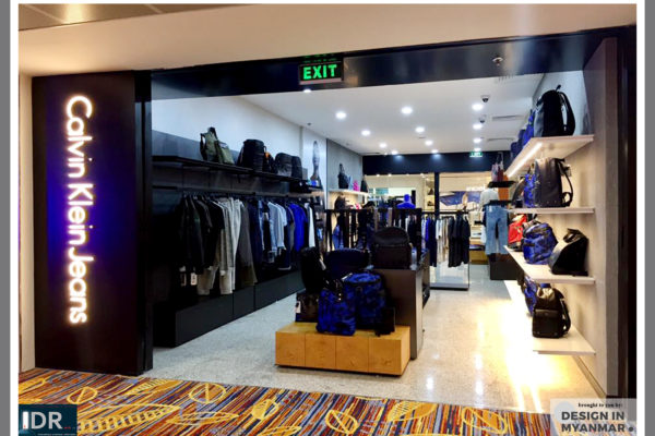 Calvin Klein Jeans Shop at Yangon International Airport