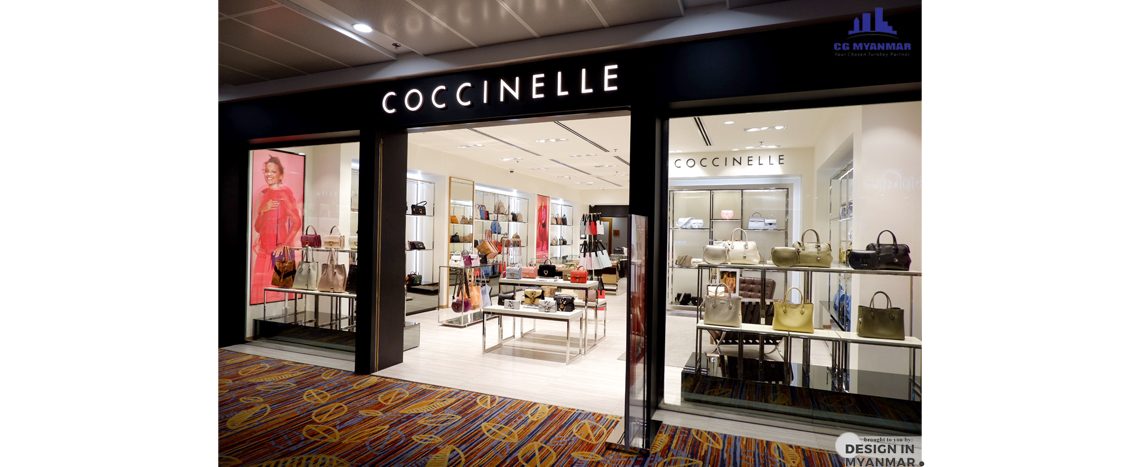 Coccinelle at Yangon International Airport