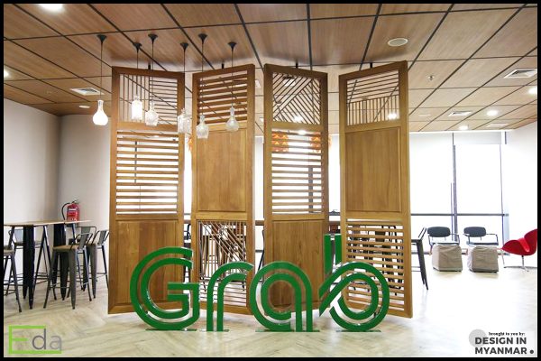 Grab Office at Junction Square, Crystal Tower, Yangon