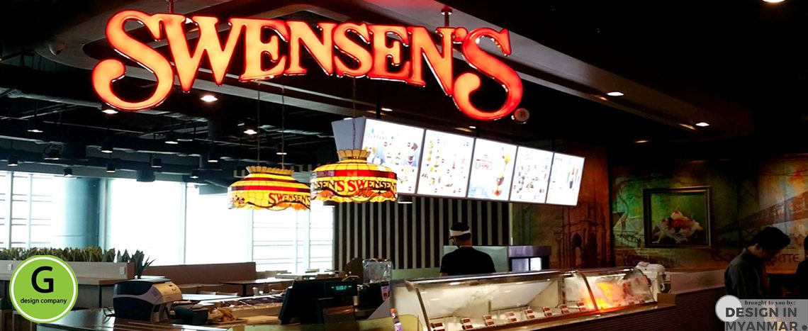Swensen’s Ice Cream Shop at Yangon International Airport Terminal 1