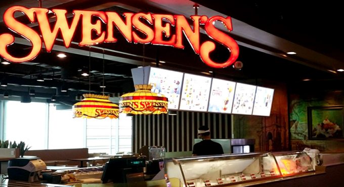 Swensen's Ice Cream Shop at Yangon International Airport Terminal 1
