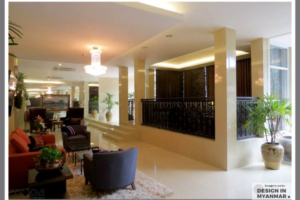 Hotel Lawka at Myawaddy,Myanmar (Lobby Design)